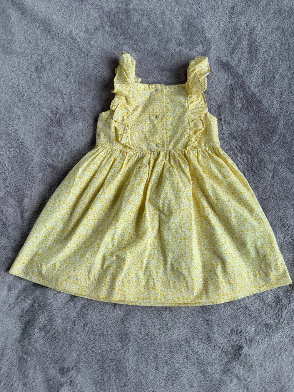 Ralph Lauren Yellow Floral Ruffle Sundress